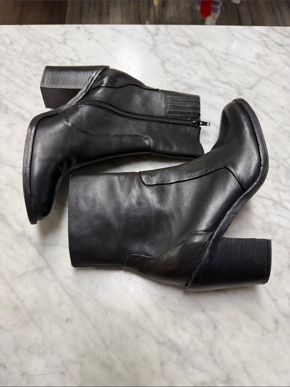 Jeffrey Campbell Ragini Black Ankle Bootie Size US8.5 - Picture 7 of 13